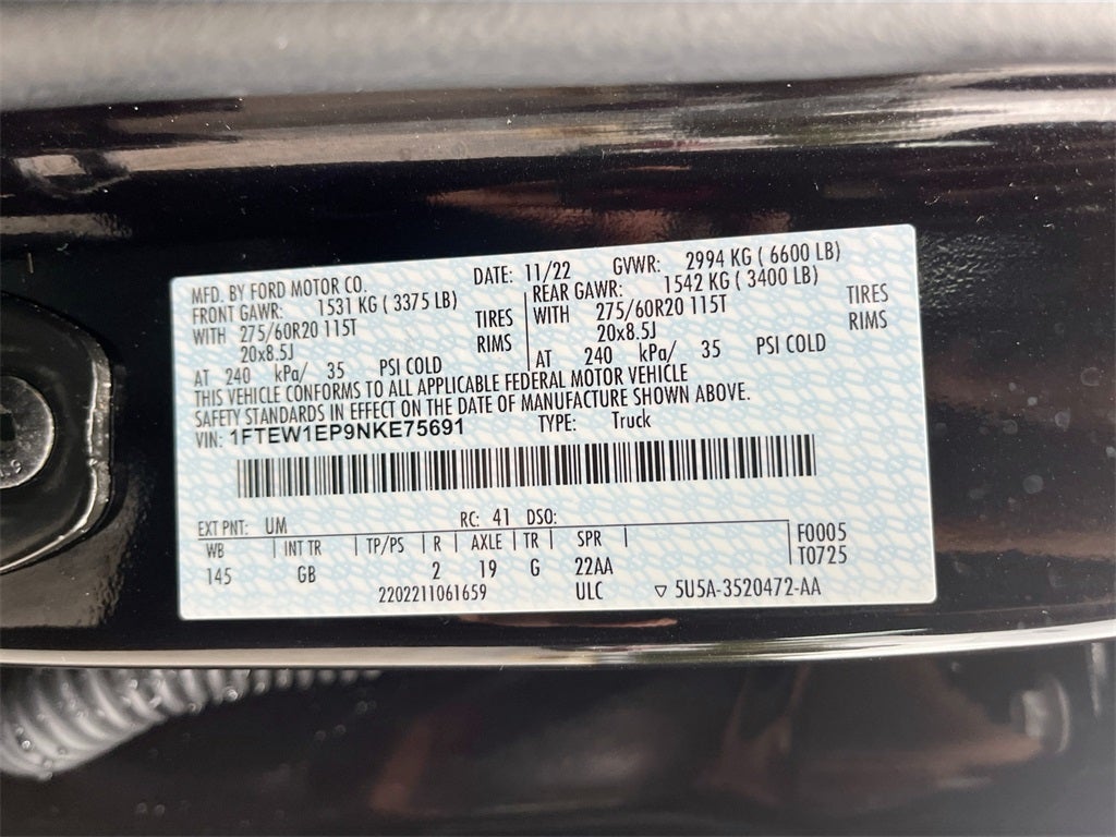 2022 Ford F-150 XL STX 4x4