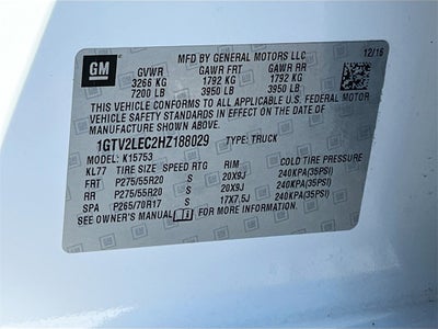 2017 GMC Sierra 1500 Base