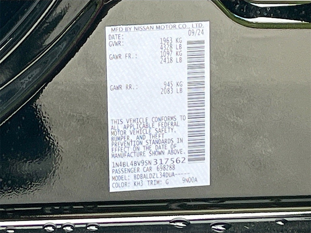 2025 Nissan Altima 2.5 S