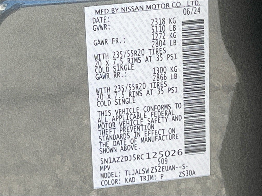 2024 Nissan Murano Platinum