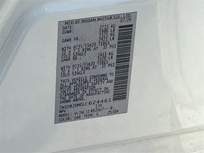 2020 Nissan Pathfinder Platinum