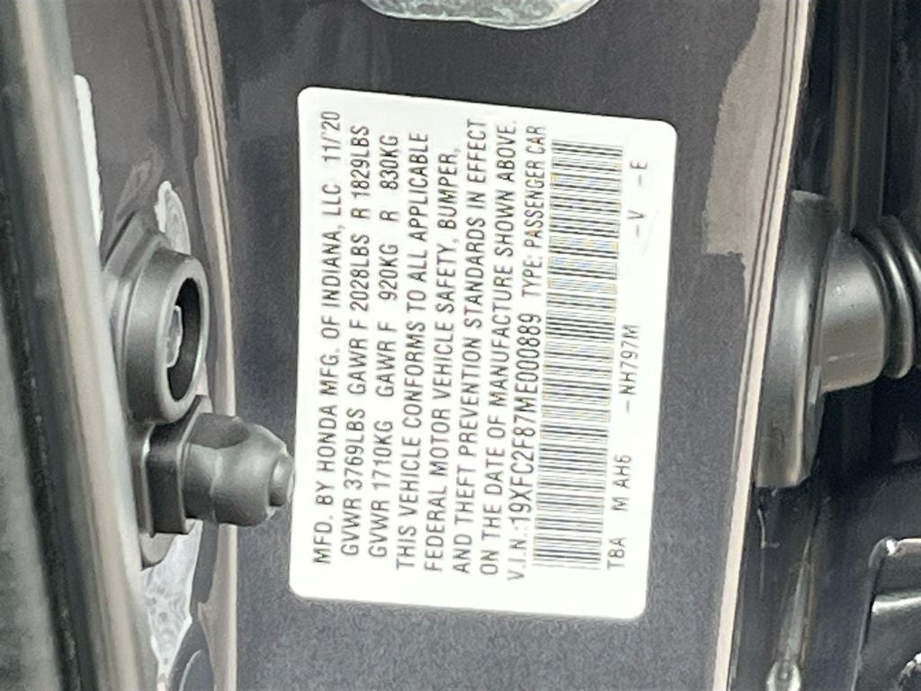 2021 Honda Civic Sport