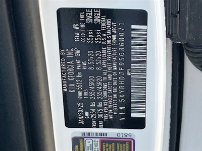 2025 Kia Sorento EX