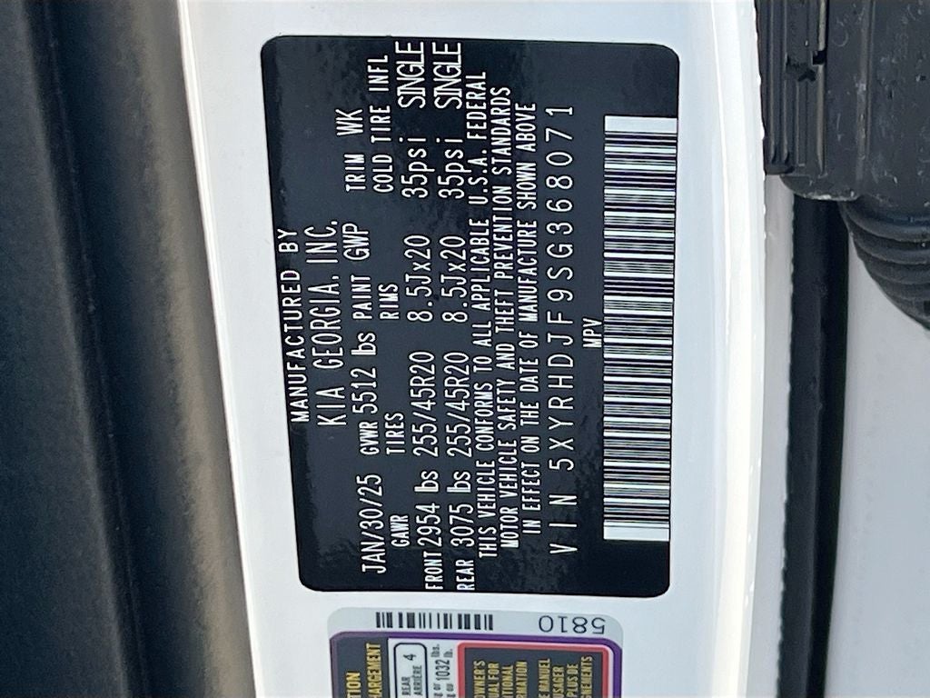 2025 Kia Sorento EX